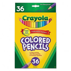 Crayola - Pens & Pencils Type: Colored Pencil Color: Assorted - Exact Tool & Supply