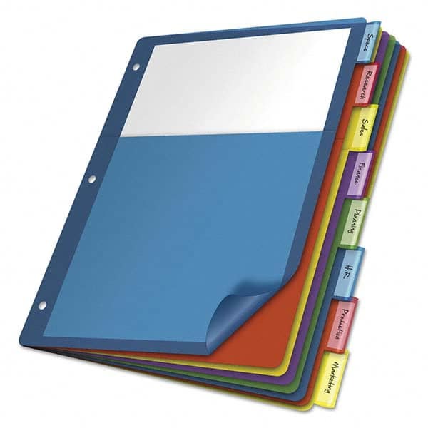 Cardinal - Tabs, Indexes & Dividers Indexes & Divider Type: Customizable Size: 11 x 8-1/2 - Exact Tool & Supply