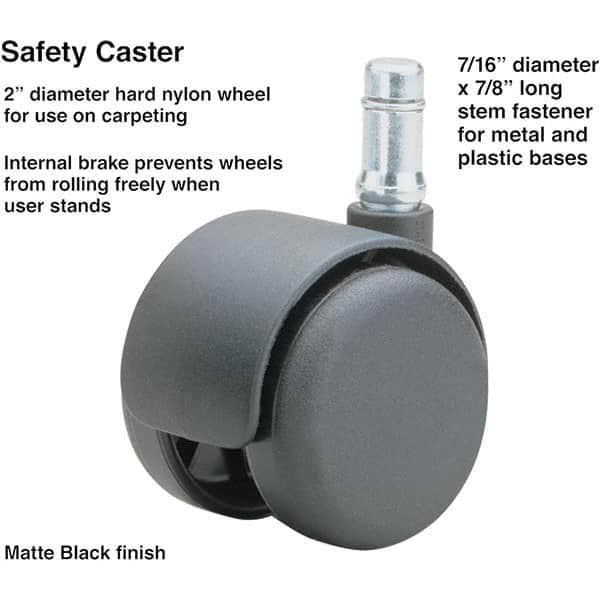 Master Caster - Cushions, Casters & Chair Accessories Type: Caster Set For Use With: Office and Home Furniture - Exact Tool & Supply
