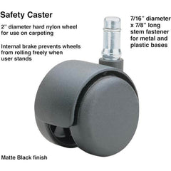 Master Caster - Cushions, Casters & Chair Accessories Type: Caster Set For Use With: Office and Home Furniture - Exact Tool & Supply