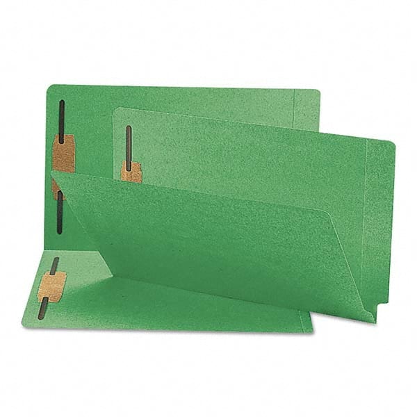 SMEAD - File Folders, Expansion Folders & Hanging Files Folder/File Type: File Folders with End Tab Color: Green - Exact Tool & Supply