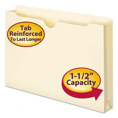 SMEAD - File Folders, Expansion Folders & Hanging Files Folder/File Type: File Jackets Color: Manila - Exact Tool & Supply