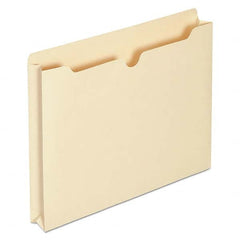 UNIVERSAL - File Folders, Expansion Folders & Hanging Files Folder/File Type: File Sleeves & Jackets-File Jacket-Top Tab Color: Manila - Exact Tool & Supply