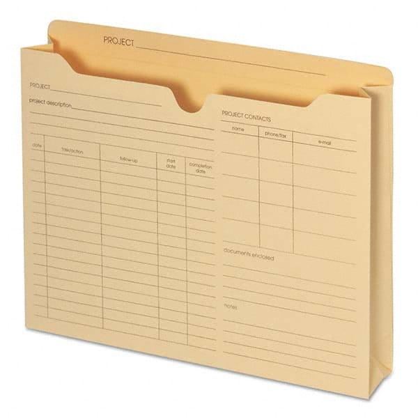 Pendaflex - File Folders, Expansion Folders & Hanging Files Folder/File Type: File Jackets Color: Manila - Exact Tool & Supply