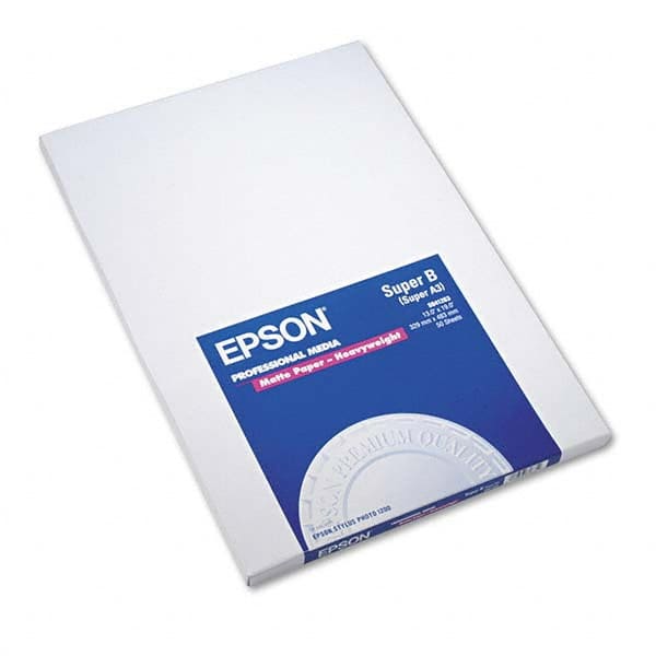 Epson - Office Machine Supplies & Accessories Office Machine/Equipment Accessory Type: Photo Paper For Use With: Inkjet Printers - Exact Tool & Supply