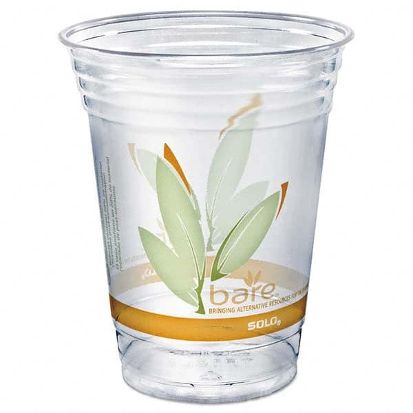 DART - Bare Eco-Forward RPET Cold Cups, 16-18 oz, Clear, 50/Pack - Exact Tool & Supply