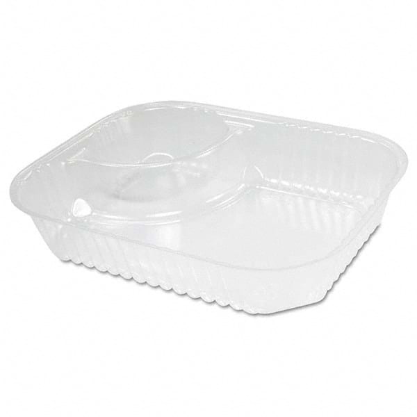 DART - ClearPac Large Nacho Tray, 2-Compartments, Clear, 500/Ctn - Exact Tool & Supply