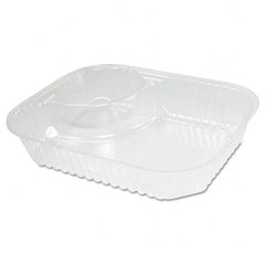 DART - ClearPac Large Nacho Tray, 2-Compartments, Clear, 500/Ctn - Exact Tool & Supply