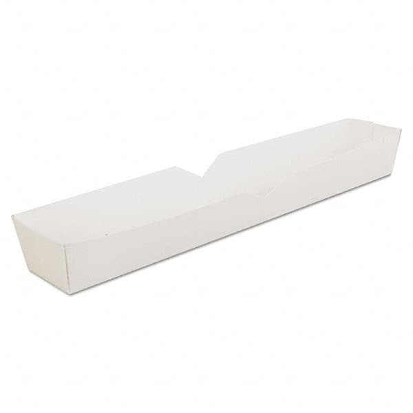 SCT - Hot Dog Tray, White, 10-1/4 x 1 1/2 x 1 1/4, Paperboard, 500/Carton - Exact Tool & Supply