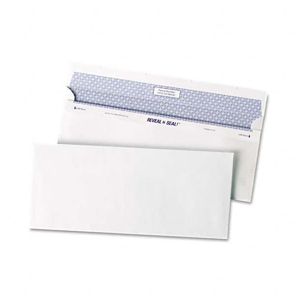 Quality Park - Mailers, Sheets & Envelopes Type: Business Envelope Style: Self Adhesive - Exact Tool & Supply