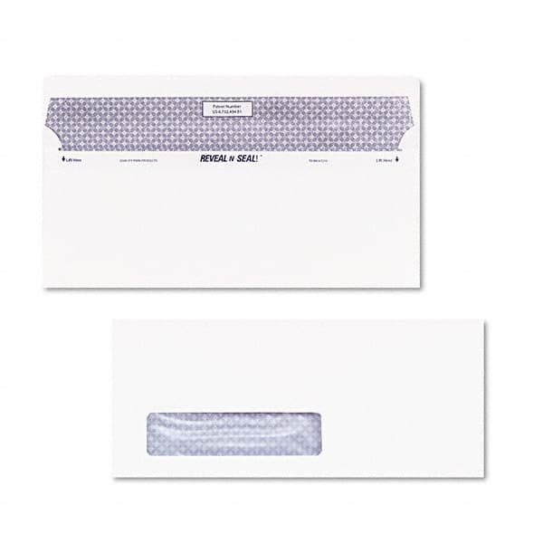 Quality Park - Mailers, Sheets & Envelopes Type: Business Envelope Style: Self Adhesive - Exact Tool & Supply