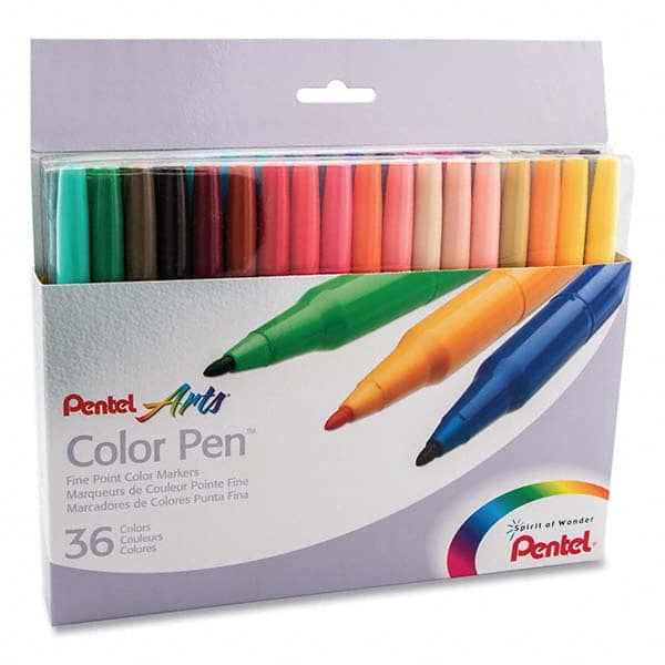 Pentel - Pens & Pencils Type: Color Pen Set Color: Assorted - Exact Tool & Supply