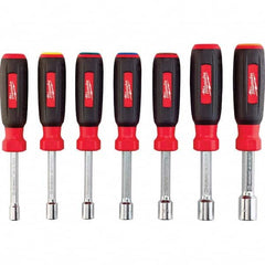 Milwaukee Tool - Nutdriver Sets Tool Type: Magnetic Tip Nutdriver Set System of Measurement: Inch - Exact Tool & Supply
