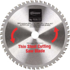 Fein - Wet & Dry-Cut Saw Blades Blade Diameter (Inch): 7-1/4 Blade Material: Carbide-Tipped - Exact Tool & Supply