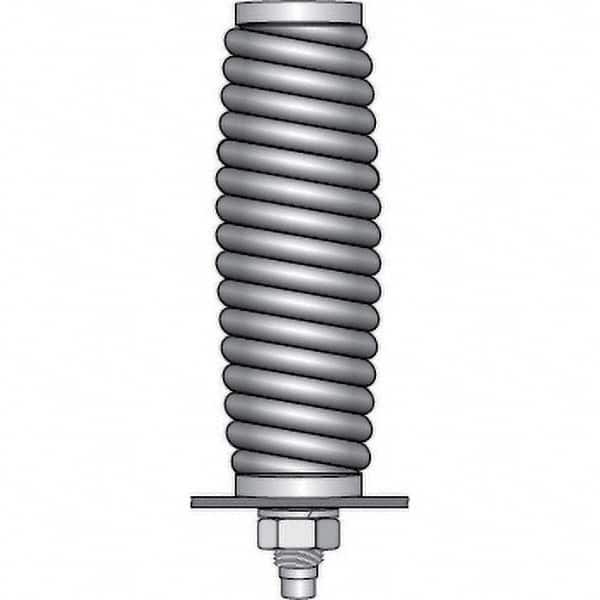 Checkers - Flag Pole Accessories Type: Hexagon Base Material: Steel w/Bright Zinc Finish - Exact Tool & Supply