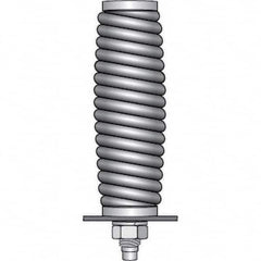Checkers - Flag Pole Accessories Type: Hexagon Base Material: Steel w/Bright Zinc Finish - Exact Tool & Supply