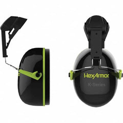HexArmor - Earmuffs Band Position: Hard Hat Cap Mounted NRR Rating (dB) Behind the Neck: 25 - Exact Tool & Supply