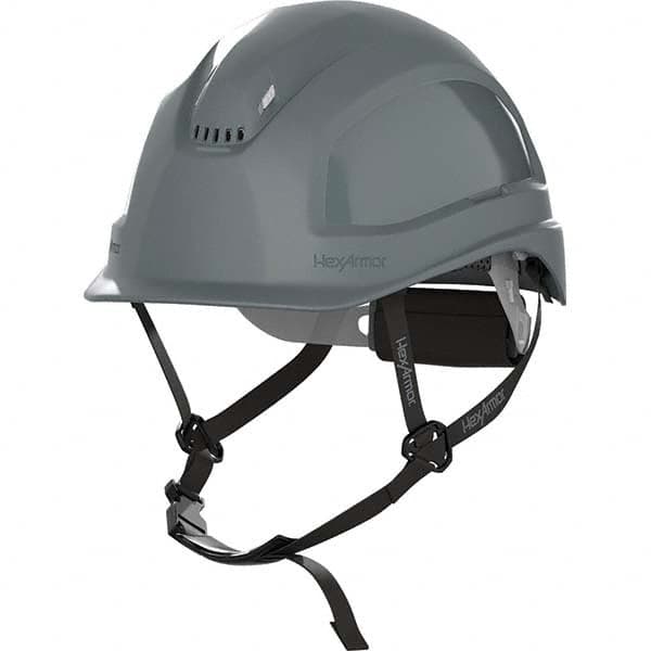 HexArmor - ANSI Type I Class C 4-Point Ratchet Short Brim Hard Hat - Exact Tool & Supply