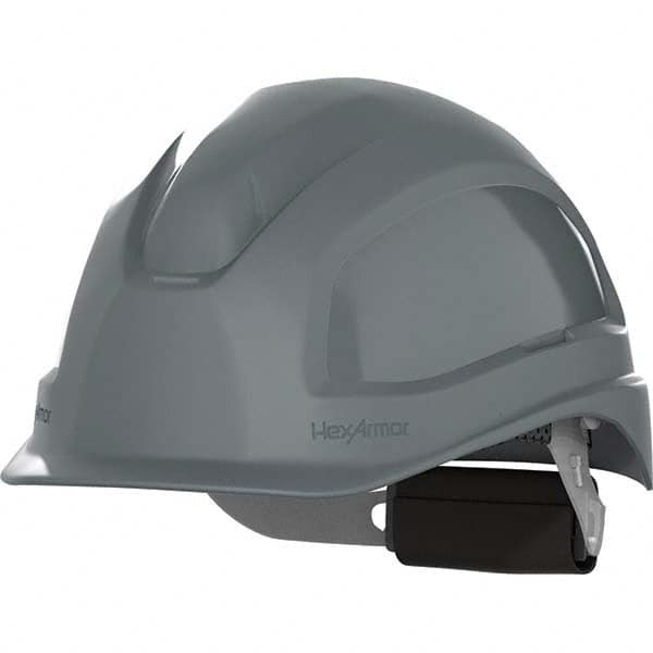 HexArmor - ANSI Type I Class E 6-Point Ratchet Short Brim Hard Hat - Exact Tool & Supply