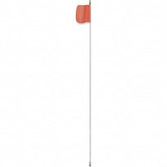 Checkers - Marking Flags Type: Warning Whip Flag w/Light Message or Pattern: Reflective X - Exact Tool & Supply