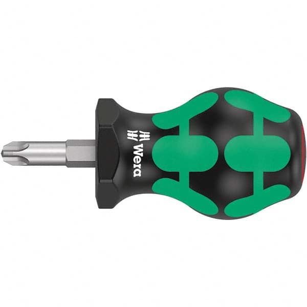 Wera - Phillips Screwdrivers Tool Type: Stubby Phillips Handle Style/Material: Ergonomic - Exact Tool & Supply