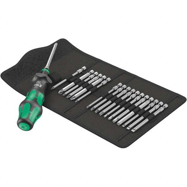 Wera - Screwdriver Bit Sets Type: Bit Set Drive Size: 1/4 (Inch) - Exact Tool & Supply