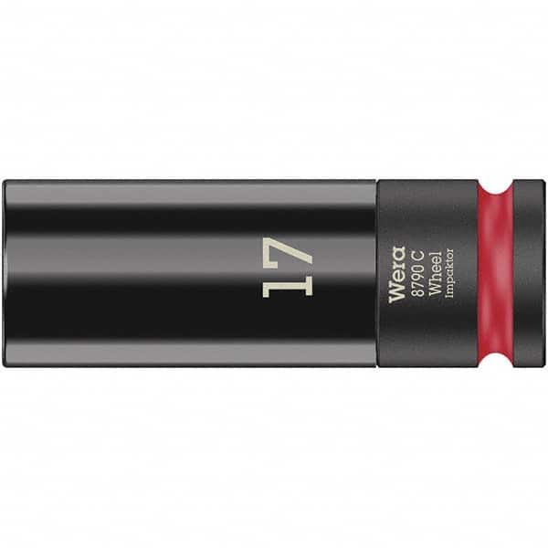 Wera - Impact Sockets Drive Size (Inch): 1/2 Size (mm): 17.0 - Exact Tool & Supply