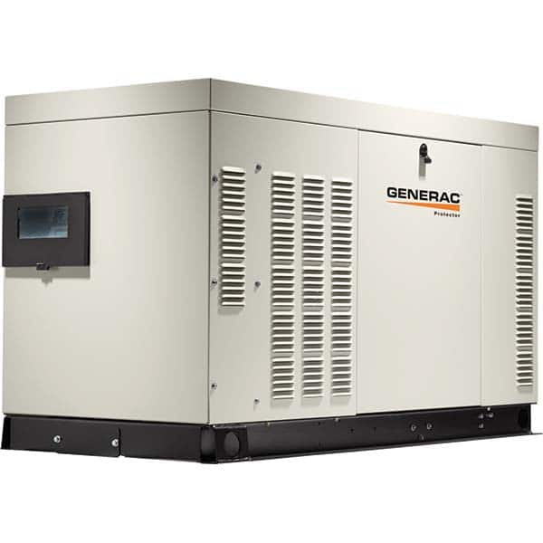 Generac Power - Standby Power Generators Generator Type: Liquid Cooled without Transfer Switch Fuel Type: Natural Gas; Liquid Propane (LP) - Exact Tool & Supply