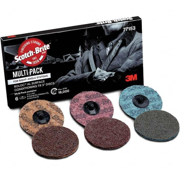 3M - Quick Change Discs Disc Diameter (Inch): 3 Attaching System: Type TR - Exact Tool & Supply