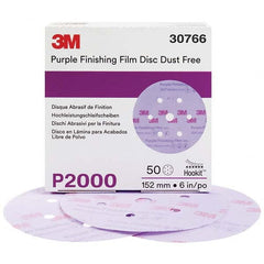 3M - Hook & Loop Discs Abrasive Type: Film Disc Disc Diameter (Inch): 6 - Exact Tool & Supply