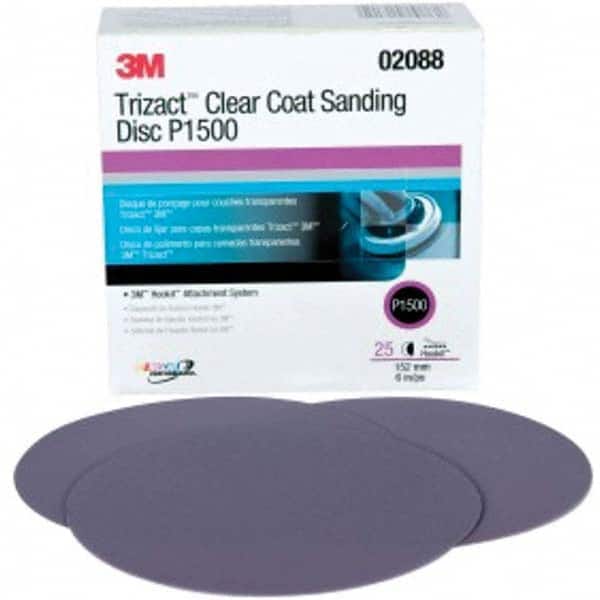 3M - Hook & Loop Discs Abrasive Type: Sanding Disc Disc Diameter (Inch): 6 - Exact Tool & Supply