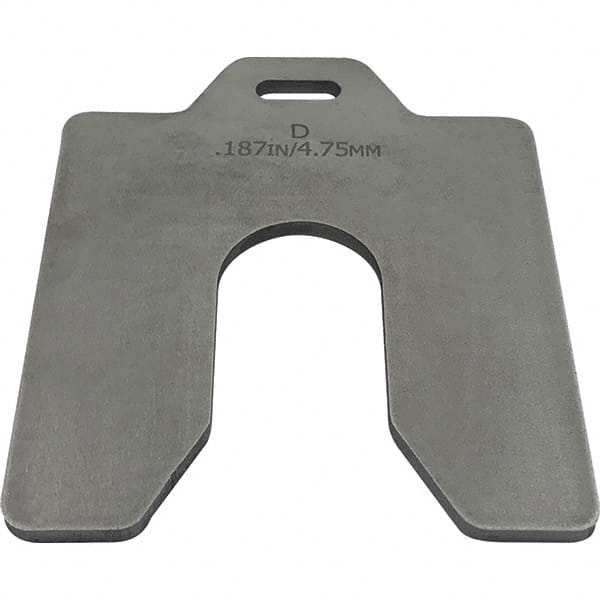 Maudlin Products - Metal Shim Stock Type: Slotted Shim Material: Stainless Steel - Exact Tool & Supply
