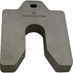Maudlin Products - Metal Shim Stock Type: Slotted Shim Material: Stainless Steel - Exact Tool & Supply