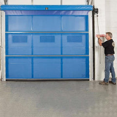 Goff's Enterprises - Dock Strip Doors/Curtains Type: Roll Up Door Door Width (Feet): 12 - Exact Tool & Supply