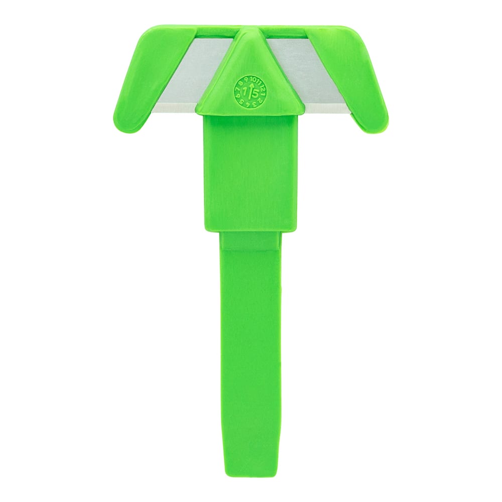 Klever Innovations - Utility Knives, Snap Blades & Box Cutters; Type: Safety Blade ; Blade Type: Concealed ; Number of Blades Included: 1 ; Number of Blades: 1 ; Handle Material: Plastic ; Color: Green - Exact Tool & Supply