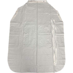 PRO-SAFE - Disposable & Chemical Resistant Aprons; Color: White - Exact Tool & Supply