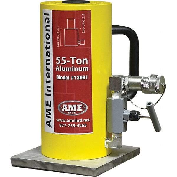 AME International - Compact Hydraulic Cylinders Type: Non-Cushion Mounting Style: Base - Vertical - Exact Tool & Supply