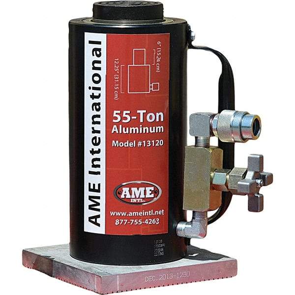 AME International - Compact Hydraulic Cylinders Type: Non-Cushion Mounting Style: Base - Vertical - Exact Tool & Supply
