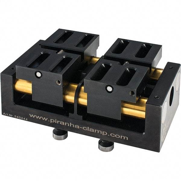 Piranha Clamp - Vise Jaw Sets Jaw Width (mm): 50.00 Set Type: Standard - Exact Tool & Supply