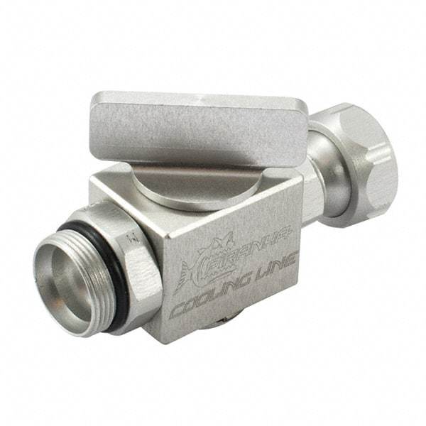 Piranha Cooling Line - Instrumentation Ball Valves Material: Aluminum Pipe Size: 0.25 (Inch) - Exact Tool & Supply