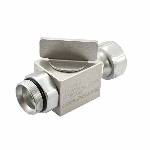 Piranha Cooling Line - Instrumentation Ball Valves Material: Aluminum Pipe Size: 0.5 (Inch) - Exact Tool & Supply