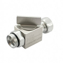 Piranha Cooling Line - Instrumentation Ball Valves Material: Aluminum Pipe Size: 0.5 (Inch) - Exact Tool & Supply
