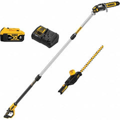 DeWALT - Edgers, Trimmers & Cutters Type: Hedge Trimmer; Pole Saw Kit Power Type: Battery - Exact Tool & Supply