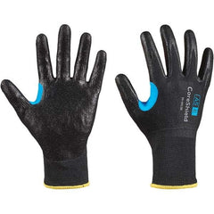 Honeywell - Size M (8), ANSI Cut Lvl A5, Puncture Lvl 1, Abrasion Lvl 6, Nitrile Coated Cut Resistant Gloves - Exact Tool & Supply