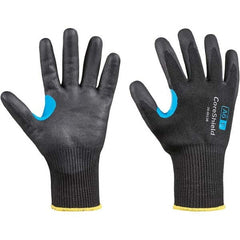 Honeywell - Size M (8), ANSI Cut Lvl A6, Puncture Lvl 1, Abrasion Lvl 6, Nitrile Coated Cut Resistant Gloves - Exact Tool & Supply