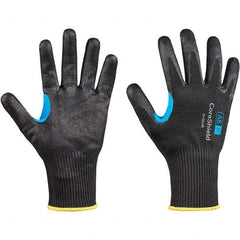 Honeywell - Size L (9), ANSI Cut Lvl A6, Puncture Lvl 1, Abrasion Lvl 6, Nitrile Coated Cut Resistant Gloves - Exact Tool & Supply