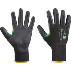 Honeywell - Size M (8), ANSI Cut Lvl A3, Puncture Lvl 1, Abrasion Lvl 6, Nitrile Coated Cut Resistant Gloves - Exact Tool & Supply