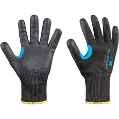 Honeywell - Size L (9), ANSI Cut Lvl A7, Puncture Lvl 1, Abrasion Lvl 6, Nitrile Coated Cut Resistant Gloves - Exact Tool & Supply