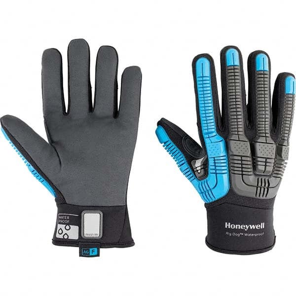 Honeywell - Size XL (10), ANSI Cut Lvl A6, Puncture Lvl 4, Abrasion Lvl 4, Rubber Coated Cut Resistant Gloves - Exact Tool & Supply
