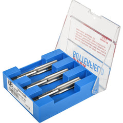 ‎3/8″- 16 4 Flute Tap Set Union Butterfield HSS Bright UNC Hand Tap, Set of 3 pcs Straight Flute ANSI E-code # 1500S3/8X16 - Exact Tool & Supply